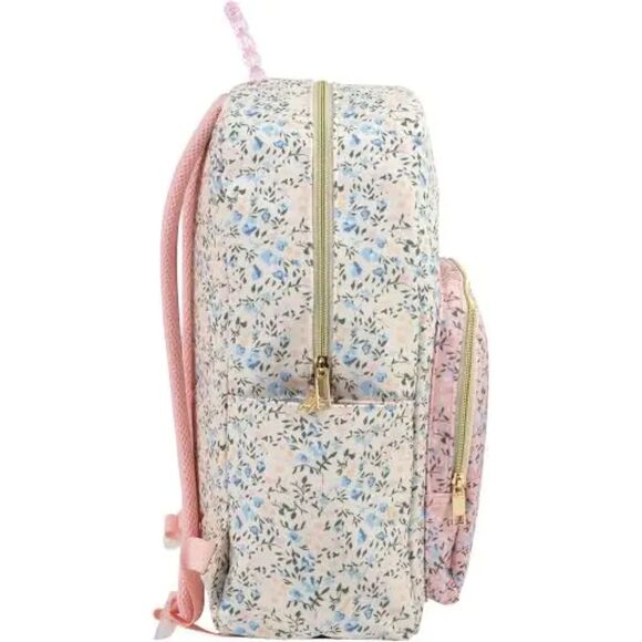 Jessica Simpson Pink floral laptop backpack New with Tags - Picture 2 of 9